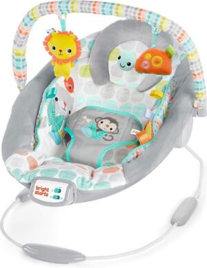 ApexArte® Elektrische Schommelstoel Baby - Baby Swing - Wipstoel Baby's met Speelboog - Grijs